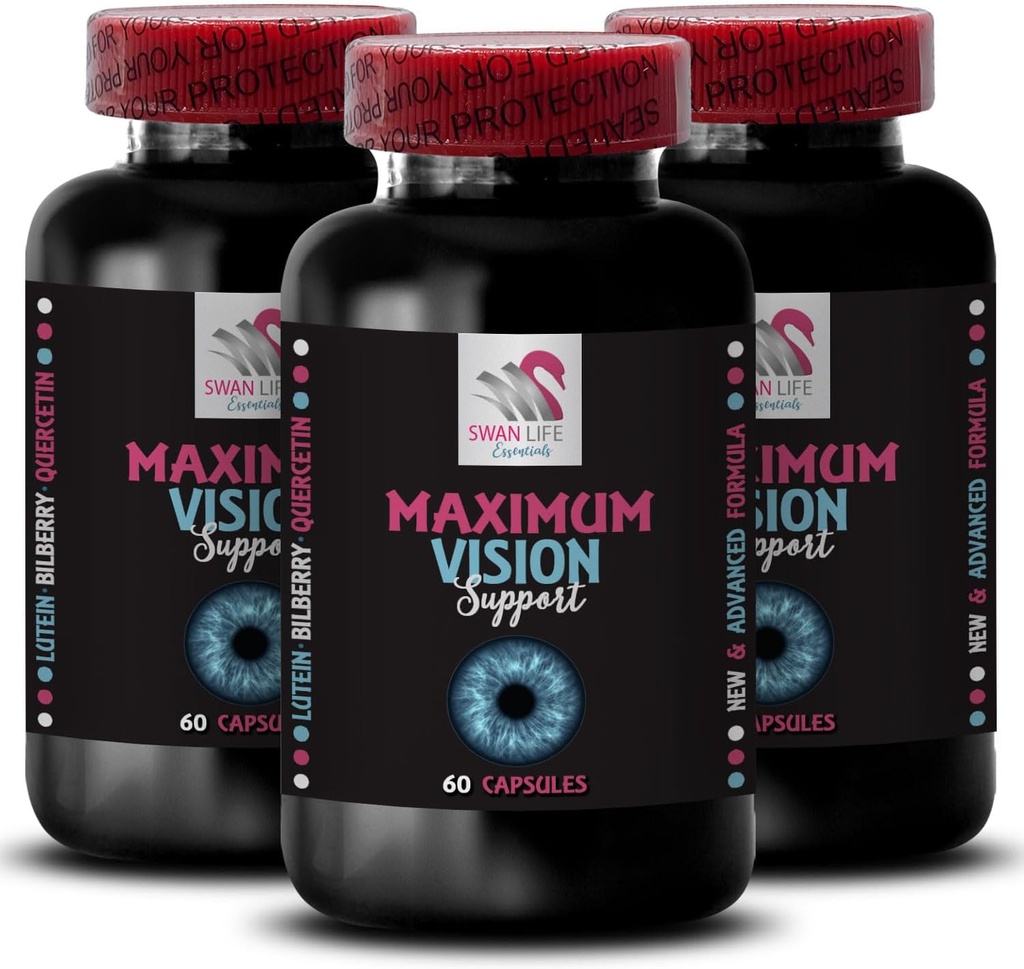 ראייה טובה יותר - VISION SUPPLEMENT - Focusחדדer, חזון קריספ, קליר תמונה, יתרון להתמקד, בהירות ראייה, תפיסה טהורה, כוח חזון, השקפה בהירה, סצנות מבריקות 3 בקבוקי 180 Caps