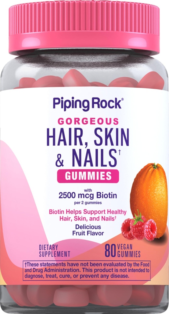 Piping Rock Hair Skin & Nails ויטמינים