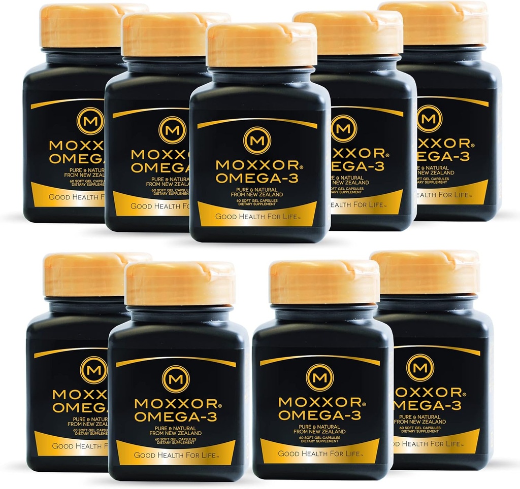 אומגה 3 New Zealand Green Lipped Mussel Oil Soft ג'לים לתמיכה משותפת וניידות, Heart & Immune Support, No Fishy Aftertaste, 9-Pack, 540 Oft ג'לים 2 Softs Per Day, 270 יום אספקת יום אספקה, No Fishy Aftertaste, 9-Pack, 540 Oft ג'לים 2 Soft ג'לים ליום, 270 יום אספקה
