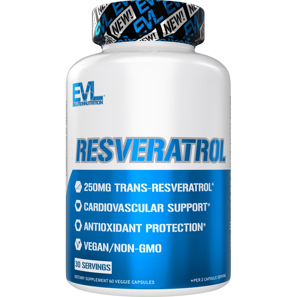 חיסון נגד Aging Trans Resveratrol תוספת תזונה Super Antioxidant תוספת עם 250 מ"ג Trans-Resveratrol מ Resveratrol 500 מ"ג יפני Knotweed Extract for Immune and Heart Health Health