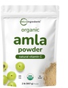 אבקת Amla אורגני (Amalaki) | 32oz, India Origin Gooseberry אבקה; עשיר בוויטמין C, Antioxidants, תומך Immune, Digestive & Skin Health, Non-GMO, טבעוני & Keto Friendly