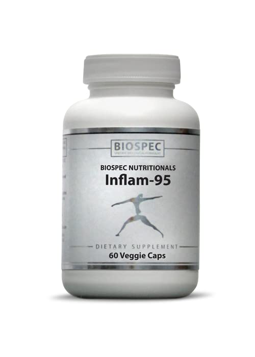 Inflam-95 - ג'ינג'ר Root Extract 2,000 מ"ג, Curcumin Root Extract, Boswellia Serrata Extract, Nettle Leaf Extract, Bioperine - תמיכה ב- Inflammatory תגובה *