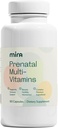 MIRA Prenatal Multi-Vitamins עבור נשים, Folate & Choline, תוספת לפני, במהלך ואחרי הריון, תמיכה ההריון שלך ופיתוח עוברי, 60 קפסולות (30 משרתים), 1 Pack