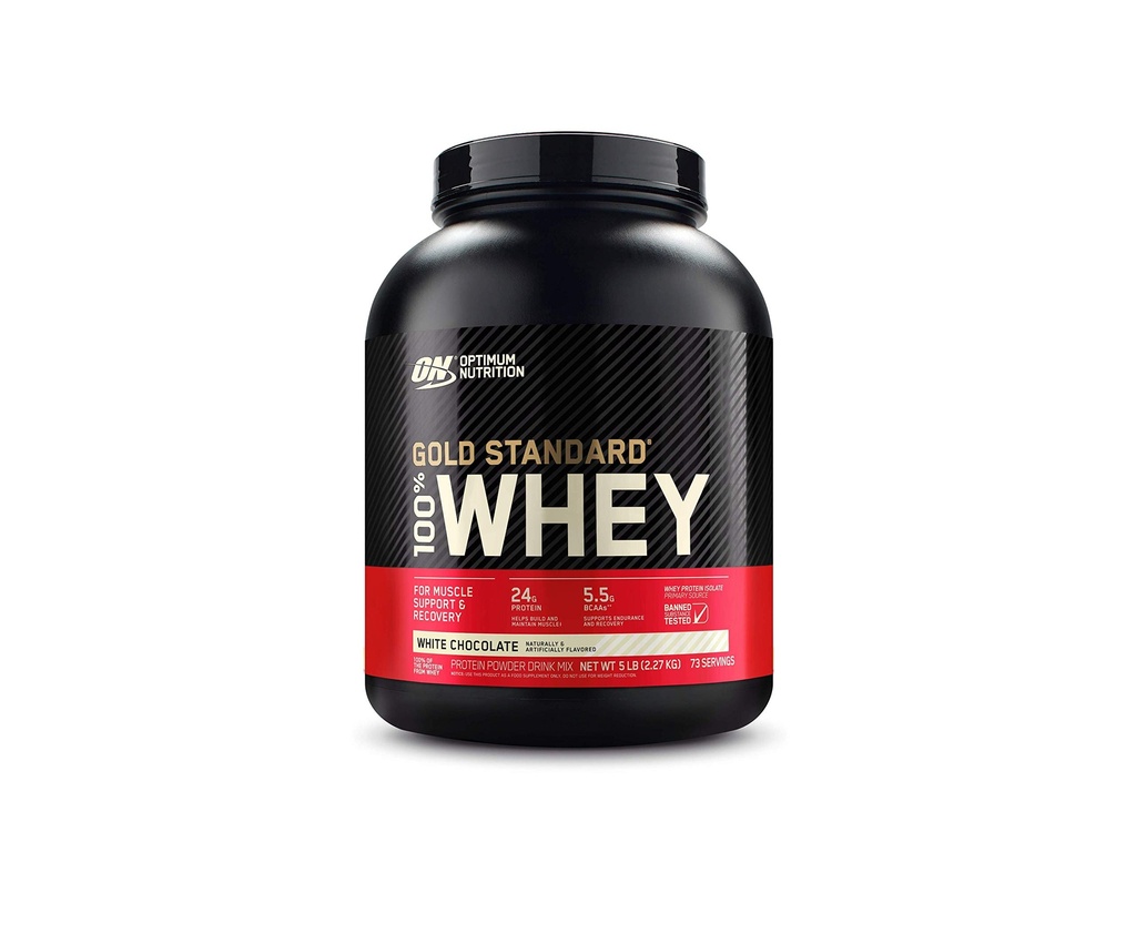 אופטימוס תזונה זהב סטנדרטי 100% שוקולד לבן - 5 lbs