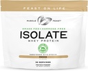 שריר חג Grass-Fed Whey חלבון Isolate, כל הורמון טבעי צמח, Whey Isolate אבקת חלבון עבור גברים ונשים, נקי, חלבון ללא גלוטן - Mocha, 2lb