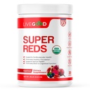 LiveGOODTM Organic Super Reds with alphalfa, Barley Grass, Beet Root, Pomegranite, Grape Seed, Vegan, Gluten Free, 9.25 Oz