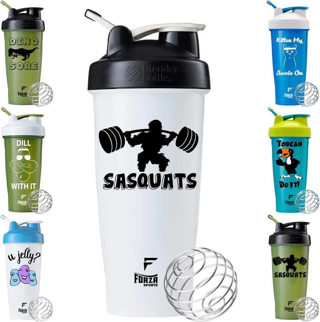 פורזה ספורט בלנדר בקבוק x Classic 28 oz. Shaker - Sasquats - שחור