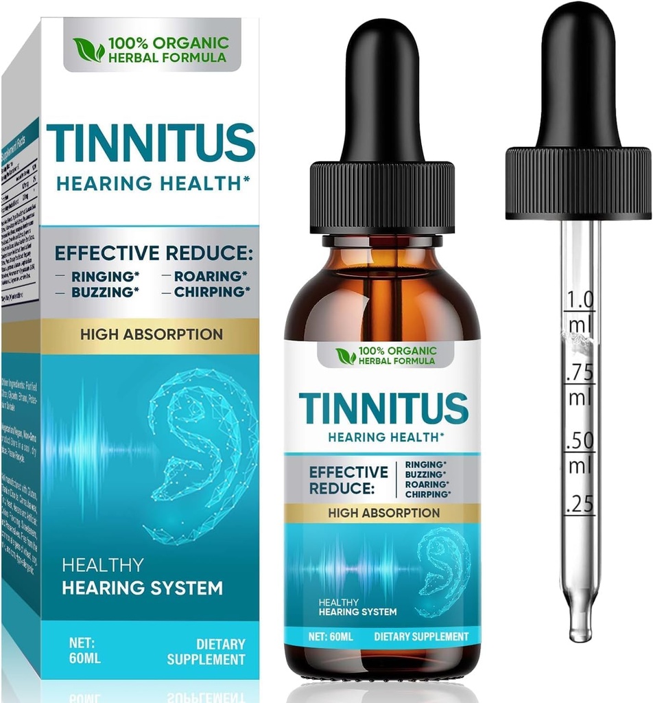 Tinnitus Relief for Ringing Ears, Natural Earרינג הקלה עבור אוזניים Clogged, להפחית רעש אוזניים לנשים