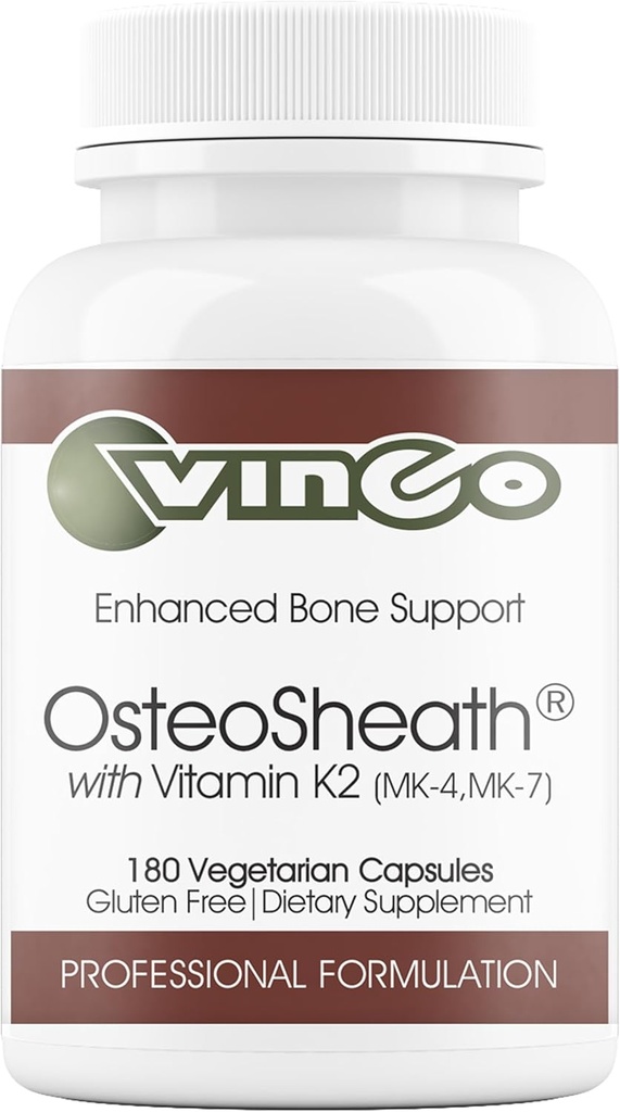Vinco's - Osteo Sheath4 עם ויטמין K2 - 180 קפסולה על ידי Vinco