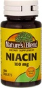 כדור הארץ Niacin 100 מ"ג 100 מ"ג 100 טבליות