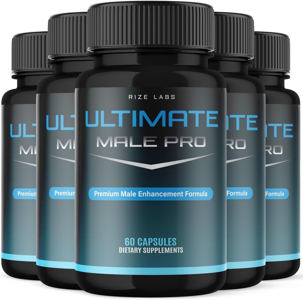 (5 Pack) Ultimate Male Pro כמוסות לגברים, Ultimate Male Extreme Supplement, All-Natural Support for a Healthy Active Lifestyle, UltimateMalePro Reviews (300 קפסולות)