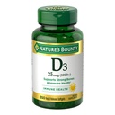 ויטמין D3 1000 IU Softgels, Immune Support, מקדם עצמות בריאות, 1 Softgel ליום, Gluten Free, 350 Count