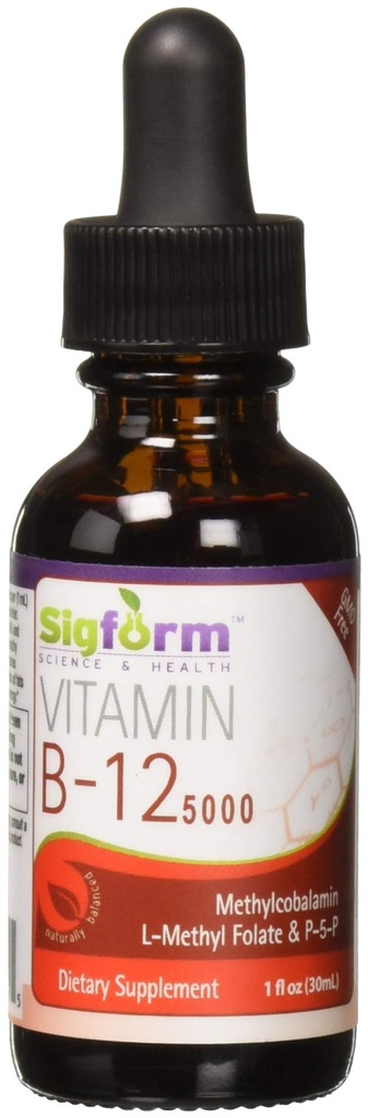 ויטמין B12 5000 sublingual, 0.02 פאונד