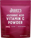 אבקת ויטמין C הטהורה של ג'וד - 100% Non-GMO, Gluten-Free ו- Nut-Free - L - Ascorbic Acid - Immune Support & Antioxidant Supplement - No Fillers - for Cosmetics and Preworth Foods