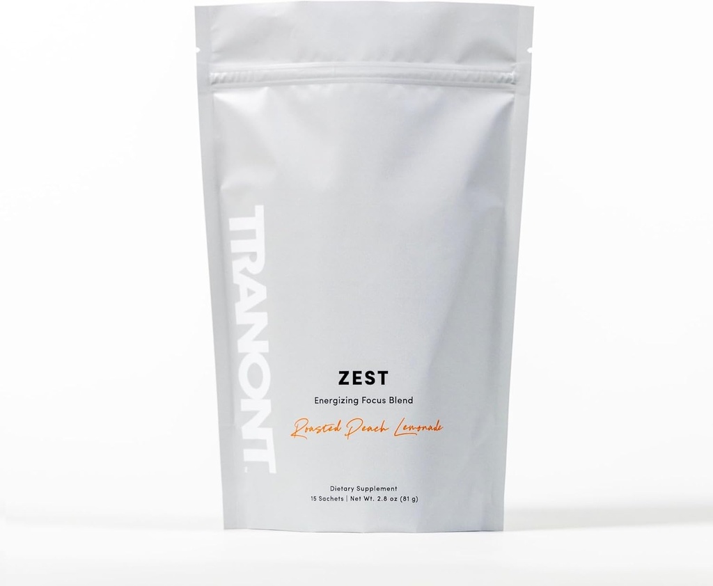 Tranont Zest Energyzing Focus Band | Roasted Peach Lemonade Energy אבקה