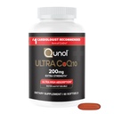 Qunol CoQ10 200 מ"ג Softgels, Ultra CoQ10 - Ultra High Absorption Coenzyme Q10 תוספי - Antioxidant תוסף עבור וחילוני בריאות ואנרגיה - 2 חודשים אספקה - 60 הרוזן