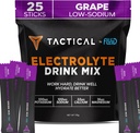 Fluid Tactical - Electrolyte אבקת Packets, Accelerate Re-Hydration, Low Sugar, Electrolyte Drink Mix, Prevent Dehydration, Removee Cramps