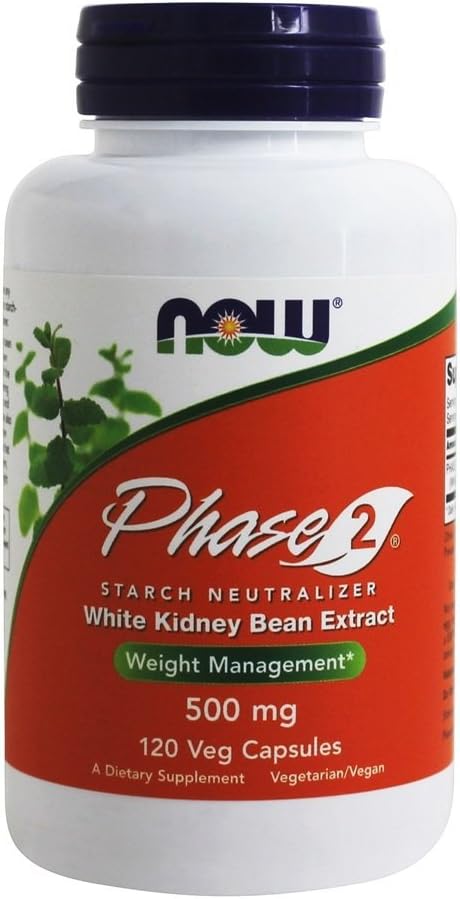 Now Foods, שלב 2 Starch Neutralizer, 500 מ"ג, 120 קפסולות Veg