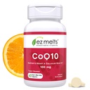 EZ Melts Dissolvable CoQ10 תוסף 100 מ"ג, סוכר חינם, 2-Month אספקה - 1 Pack