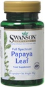 Swanson Full Spectrum Papaya Leaf - Herbal Supplementing Digestive Health & GI Tract Support - Natural Formula Total Wellness - (60 קפסולות, 400 מ"ג כל אחד)
