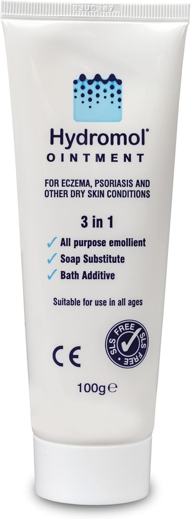 Ointment 100g Tube for the Management of Dermatitis, Eczema, Psoriasis והגבלות עור יבשות אחרות (Pack of 1)