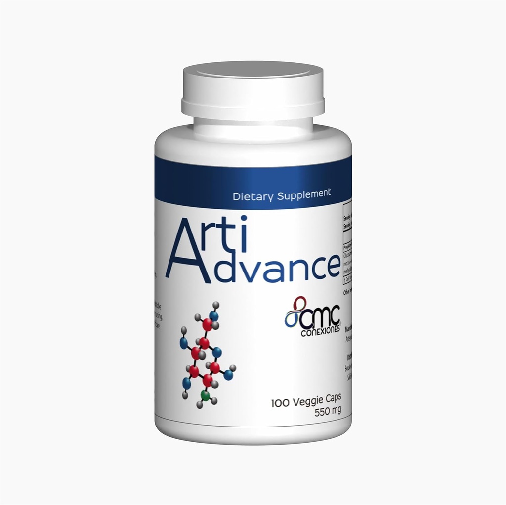 ArtIADVance Glucosamine Chondroitin, 100 Veggie caps - 550 מ"ג כל עצם משותף, ושרירים שלמים תמיכה