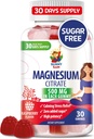 מגנזיום חניכיים לילדים ומבוגרים - 500 מ"ג - Calm Magnesium Chews - Magnesium Citrate Chewable תוסף עבור Mood & שרירים תמיכה