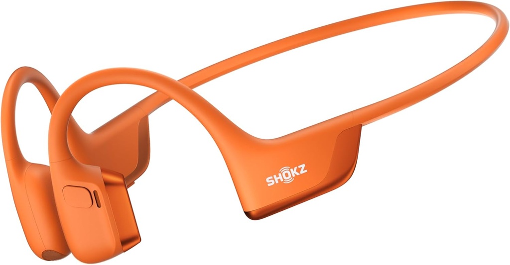 SHOKZ New Open Run Pro 2 - Open-Ear, Bone Conduction Sport Headphones - with Reflective Strip - Sweat Resistant, Workout Headphones - Secure, Wireless, Comfortable Fit-Deep Bass ו- Smart Mic App