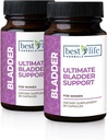 Best Life Herbals Women's Ultimate Bladder Support and Control Supplement for Incontinence, Leakage, and Overactive Bladder - 2 בקבוקים