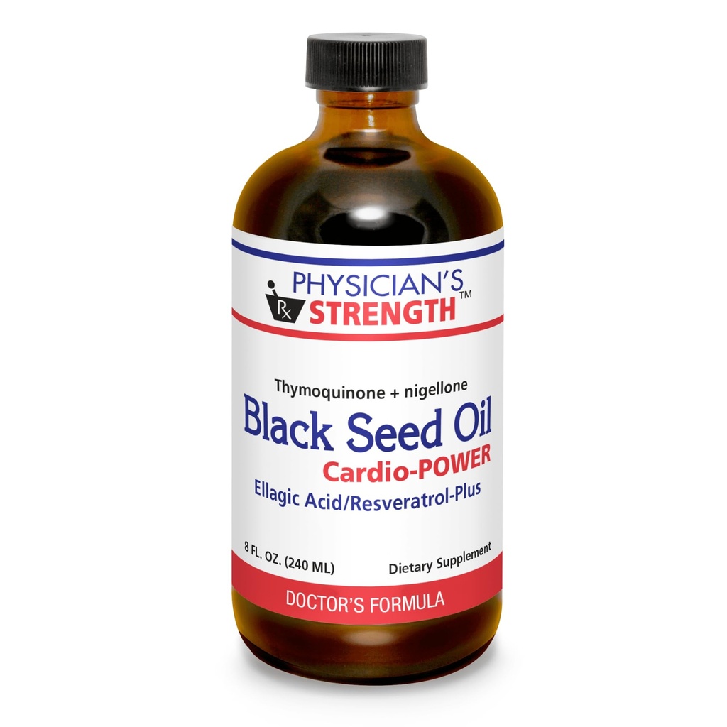 העוצמה השחורה של פיסיקאית Seed Cardio-Power - 8 fl oz - אלהgic Acid/Resveratrol-Plus - תומך בבריאות טובה יותר - Non-GMO - 48 משרתים