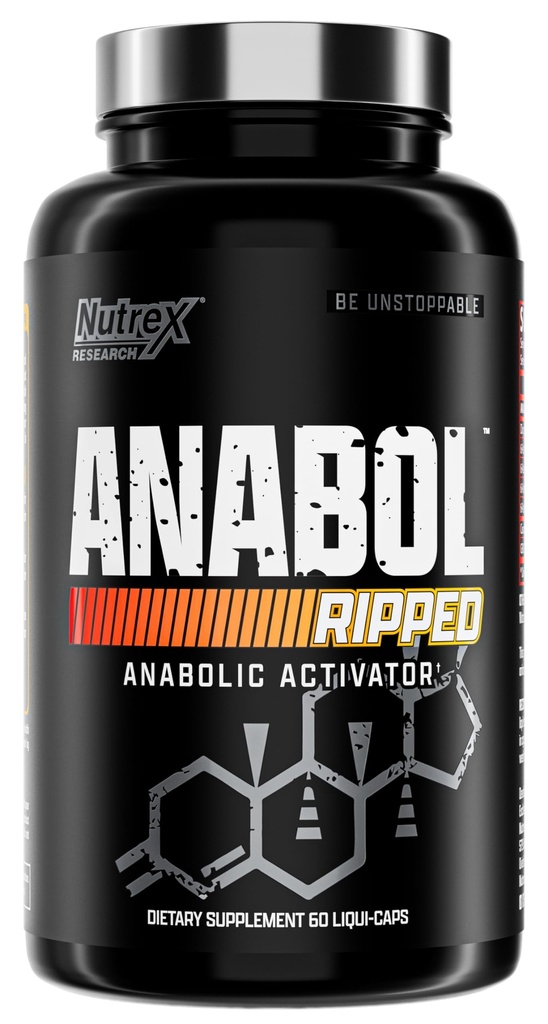 Nutrex מחקר Anabol ריפל anabolic שריר בונה עבור גברים, 2-in-1 שריר בונה ו- Shredding תוספת (60 Count)
