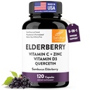 ויטמין C ו- Zinc עם ויטמין D3 & Quercetin
