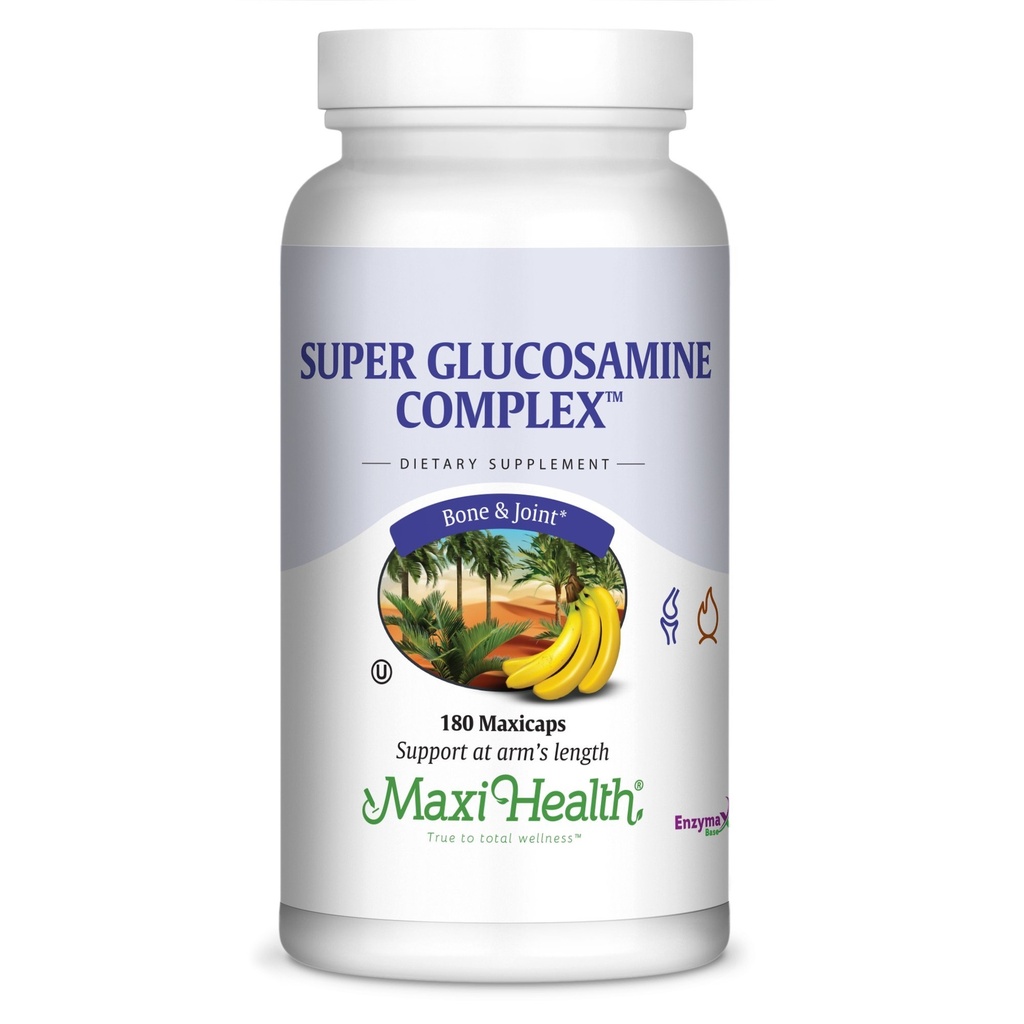 Maxi Health Super Glucosamine Complex - פורמולה משותפת - עם MSM - 180 קפסולות