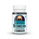 מקור Naturals Bromelain, 2,000 GDU / GRAM, Pineapple Enzyme, 500 MG - 60 טבליות