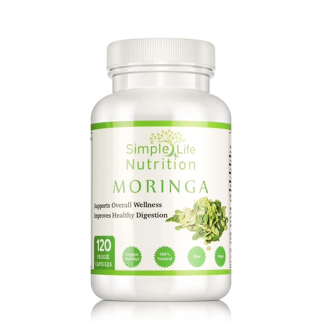 אבקת Moringa - טבעוני Non GMO Oleifera Leaf Extract