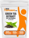 BulkSupplements.comgreen Tea Extracta - 50% Polyphenols תוסף, EGCG תוספי מזון - Gluten Free, 500 מ"ג למשרת, 500g (1.1 lbs) (Pack of 1)