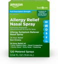 טיפול בסיסי 24Hour Allergy הקלה Nasal Spray, Fluticasone Propionate (Glucocorticoid), 50 mcg Per Spray, כוח פרס מלא, non-Drowsy, 0.54 oz (Pack of 1)