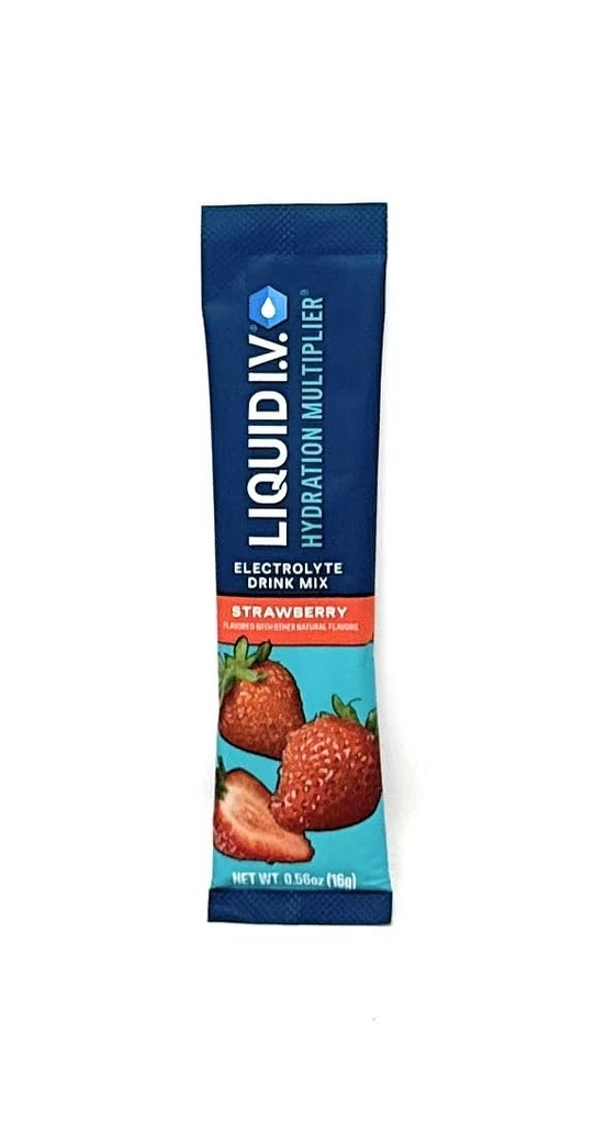 נוזל I.V. hydrotion Multiplier, 30 Stick Packs, Strawberry (2 Pack)