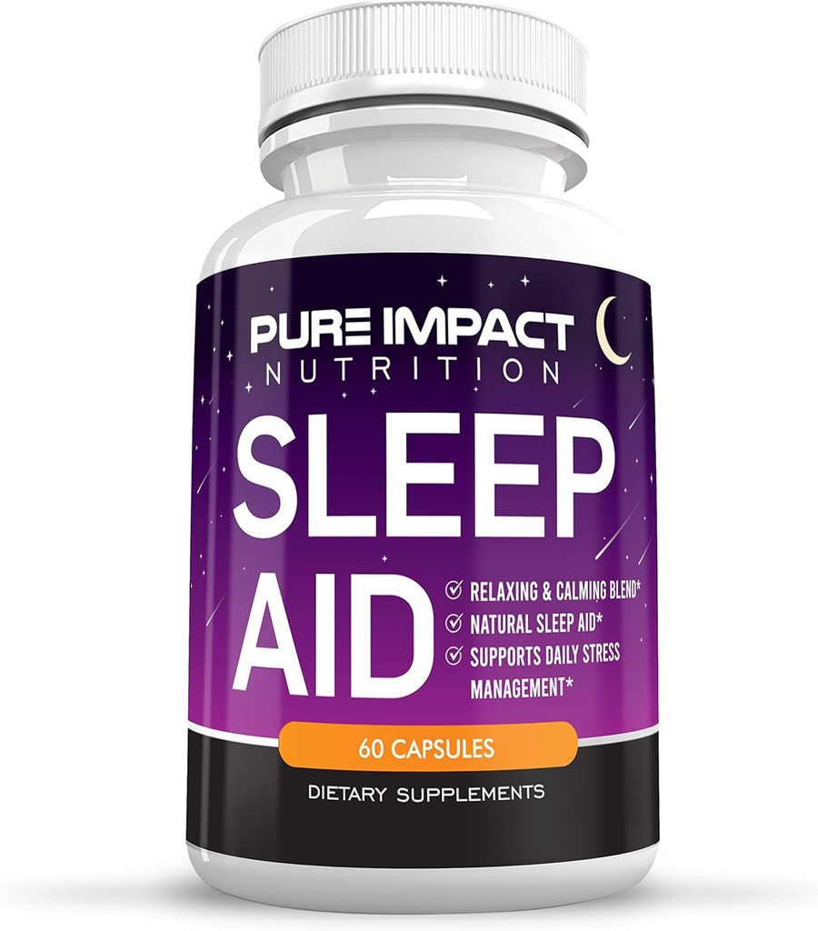 10in-1 טבעי שינה קפסולות | Non-Habit Forming תוסף עבור Longer Deeper Rest with Calcium, Chamomile, Goji, St Johns Wort, 10 Mg Melatonin - 60 קפסולות