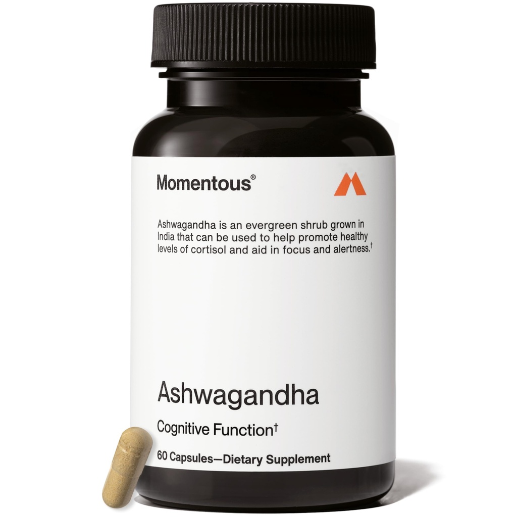 זמן קצר Ashwagandha תוסף - 300 מ"ג NooGandha Ashwagandha לחלץ - ביצועים קוגניטיביים, התראה ו- Focus תמיכה - NSF מוסמך עבור ספורט - טבעוני - GMO- & Gluten-Free - 60 משרתים