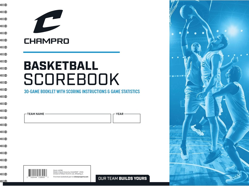 שם הסרטון: Champball Score Book (White)