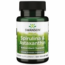 סוונסון אורגני Spirulina & Astaxanthin 120 Veg Tabs