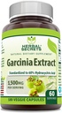 Herbal Secrets Garcinia הפקה | 1500 מיליגרם | 180 קפסולות Veggie | Non-GMO | Gluten-Free | Made in USA