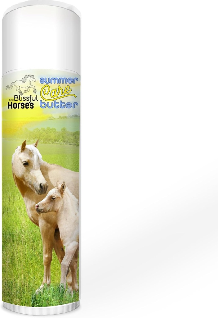 סוסי הקיץ של קיץ Care Sun Butter, Gentle Horse sunscreen, Easy-to-Apply Equine Sunblock פתרון, חייב-יש סוס חיוני עבור כל היום הגנה, 0.50 oz.