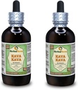 Kava Kava (Piper Methysticum) Glycerite, Dried Root Alcohol-Free Extract Extract (שםBrand: HerbalTerra, Proly Made in USA) 2x4 fl.oz (2x120 מ"ל)
