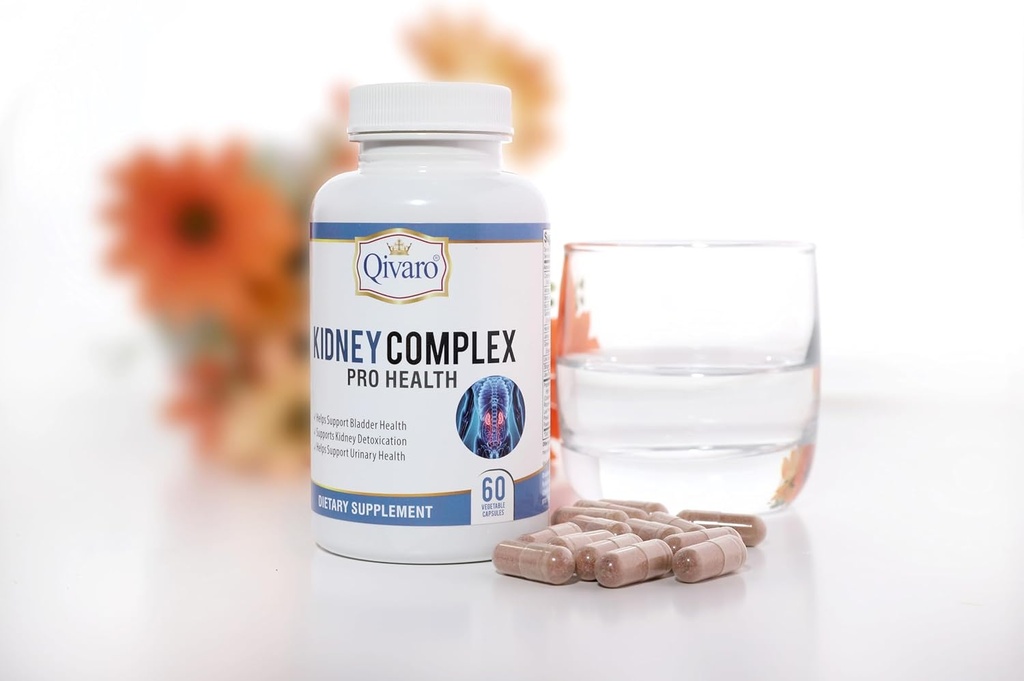 Kidney Complex Pro-Health - Kidney Support Supplement - Kidney Health Support Formula with Cranberry Extract - Helps Support Healthy Kidneys & Urinary Tract - 60 קפסולות ירקות