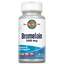 KAL Bromelain 500 מ"ג, Digest ו- Joint Support Supplement, Digestive Enzymes, Pineapple Extract, Rapid Disintegration, Vegan, Made Without Milk or Soy, Lab מאומת, 60 משרתים, 60 טבליות