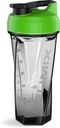 HELIMIX 2.0 וורטקס בלנדר שאקר בקבוק מחזיק עד 28oz | No Banding Ball or Whisk | USA Made | Portable Pre Workout Whey Protein Drink Shaker Cup