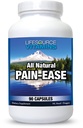 LifeSource ויטמינים All Natural Pain Ease - 20 Herbs Synergistic ו Enzymes כי באופן טבעי ומאובטח תמיכה: כאבי ראש ומיגרינים - ברכיים - כתפיים - מפרקים - כאב חקיקה - Tension
