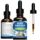 Pet WellBeing - Blood Sugar Gold for Cats - תמיכה טבעית לרמות סוכר בדם בריא בחתולים דיאבולטיים - Insulin Stabilization & Normal Pancreatic function - 2 oz (59 מ"ל)
